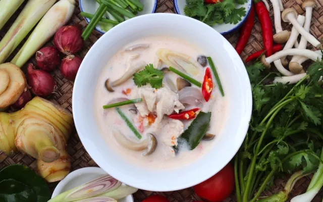 Authentic Tom Kha Gai Recipe - Traditional Thai Coconut Chicken Soup
