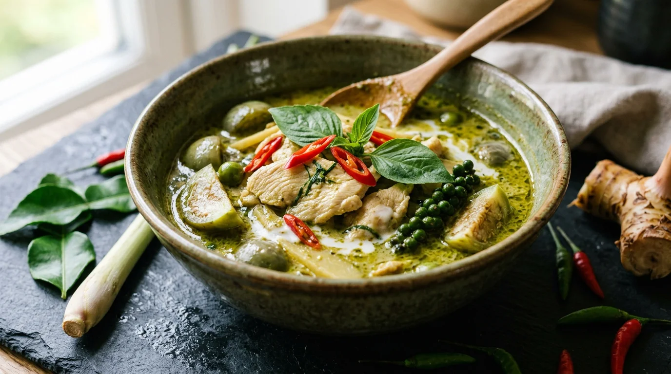 Authentic Thai Green Curry at Thai Vintage Whitchurch