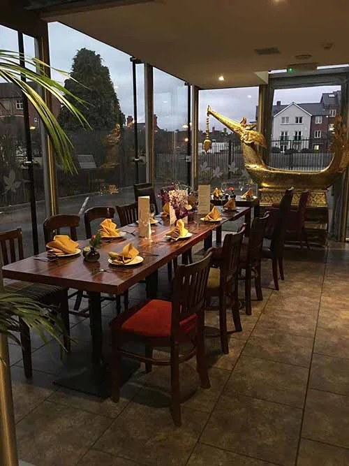 Historic Georgian architecture and timber interior at The Old Mill Whitchurch