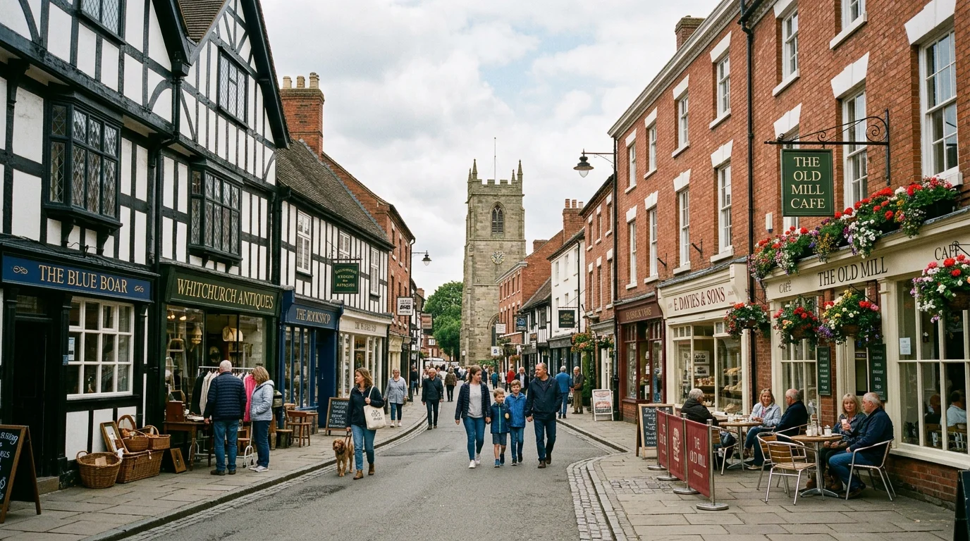 Historic Whitchurch Market Town and Hotels